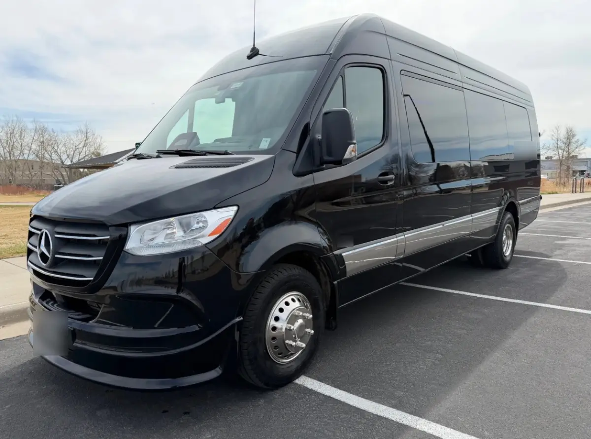 Estes Park 13 passenger black executive Sprinter