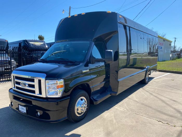 Black party bus